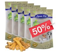 50 pcs. Lyra Pet® Os à mâcher fourré à la panse env. 15 cm MHD 11/2025