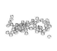 50 PCS M3.5 x 0.6 Inserts de réparation de fil, bague de trou de vis en acier inoxydable, fixer les fils endommagés, métaux mous, restauration de meubles d'équipement (1D)