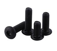 50 PCS M3 Button Head Hex Socket Screws, 10.9 Alloy Steel Bolts Kit for Industrial Machinery Home Appliance Repair, Accessory (M3*6mm)