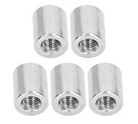 50 Pcs M4 Filetage Femelle Écrou D'accouplement Kit 304 Écrous De Connexion Ronds En Acier Inoxydable