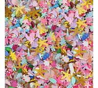 50 pcs Mignon Slime Charms Ensemble Mixte Résine Flatback pour DIY Artisanat Fabrication Assorties Bonbons Gâteau Aux Fruits Résine Cadeaux De Noël Trellis Résine Ornement Kit Faire Fournitures