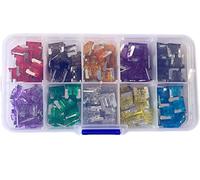 50 pcs Mini Petite Moyenne Standard Lame De Sauvegarde De Voiture 2A 3A 5A 7.5 A 10A 15A 20A 25A 30A 35A 40A Voiture Camion Automobile Cartouche De Sauvegarde Câblage de protection (Size : Medium 50P