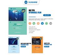 50 pcs nouveau Film Hydrogel HD Sunshine SS-075 Original, réparation automatique, avec code de coupe, film mat Anti-bleu SS-075B 075E, TPU SS-075B Anti-blue