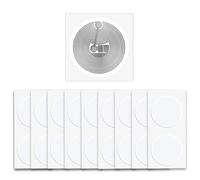 50 pcs NTAG213 Stickers NFC, NFC Tags NFC Autocollant Ntag 213 25 mm (1 Pouce) Ronde avec 144 octets de mémoire, Compatible avec Tous Les Smartphones et Appareils Compatibles NFC