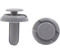 50 pcs Panneau garnissage porte voiture plastique Rivets Pousser 7mm gris fixation Agrafe retenue