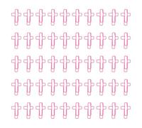 50 Pcs Paper Clips Crosses Shaped Bookmarks Office Journal Paper School Office Supplies