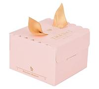 50 PCS Party Favor Candy Box, merci des coffrets x roses avec rubans, boîtes à friandises pour x d'anniversaire de baby shower de mariage, cookies de cookie emballées petits x