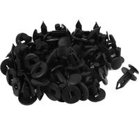 50 Pcs plastique 7.5x8.5mm type Push Rivet Retenue Fastener Bumper Pin Clips