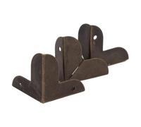 50 PCS Protecteurs d'angle, Coin en Bronze Antique Coins De Meubles De Protectio Protections d'angle Protection des Bords pour Meuble Et Boîte en Bois Coffret