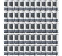 50 pcs Rafraîchisseur d'Air Évaporatif 20L, Climatiseur Mobile Mécanique, 2 Boîtes à Glace, Ventilateur Humidificateur pour Bureau Maison