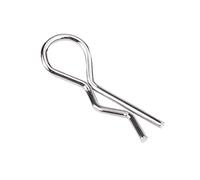 50 Pcs RC Voiture Clip Pins 1/10 1/12 1/16 Télécommande De Voiture En Acier Inoxydable R Forme Corps Shell Clip Pins