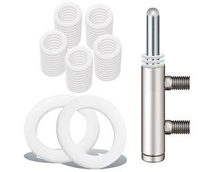 50 Pcs Rondelles Pour Gonds de Porte Cache Paumelles Entretoise Plastique 10,2 mm X 15 mm Bague Paumelle Rondelle Nylon Plate Gond pour Portail Exterieur Cache Gond Porte, 1mm 50Pcs(Blanc)