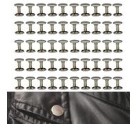 50 pcs sac à main pieds de rivet tête de clou creuse tête ronde métal vis à dos spike rivets cuir artisanat bricolage Sac a Main Sac à Main Cône Pieds Rivets Cuir Artisanal Plaque Fond Accessoires