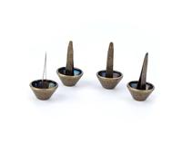 50 -pcs Sac Pieds Stud Spike, 10 mm Portefeuille Cône Studs Plat Métal Spikes Rivet Crochet Brads Brads Sac Bas Boutons pour Sac à Main Portefeuille Vêtements Bricolage Cuir