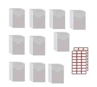 50 PCS/Set Clear Stamp And Day De Rangement Enveloppes Pouilles POCHETS STACKING STOCKING