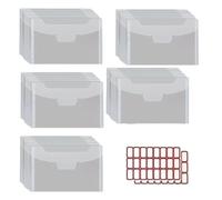 50 PCS/Set Clear Stamp And Day De Rangement Enveloppes Pouilles POCHETS STACKING STOCKING