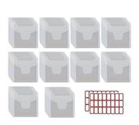 50 PCS/Set Clear Stamp And Day De Rangement Enveloppes Pouilles POCHETS STACKING STOCKING