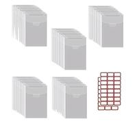 50 PCS/Set Clear Stamp And Day De Rangement Enveloppes Pouilles POCHETS STACKING STOCKING