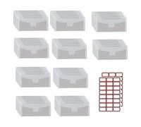 50 PCS/Set Clear Stamp And Day De Rangement Enveloppes Pouilles POCHETS STACKING STOCKING