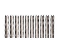 50 Pcs Set Screw Assortment Kit, A2-70 Stainless Steel Grub Screws Hardware Fasteners for Machinery Automotive and Furniture (M2.5 * 12)