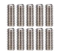 50 Pcs Set Screw Assortment Kit, A2-70 Stainless Steel Grub Screws Hardware Fasteners for Machinery Automotive and Furniture (M2.5 * 6)