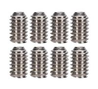 50 Pcs Set Screw Assortment Kit, A2-70 Stainless Steel Grub Screws Hardware Fasteners for Machinery Automotive and Furniture (M2.5 * 4)