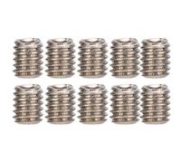 50 Pcs Set Screw Assortment Kit, A2-70 Stainless Steel Grub Screws Hardware Fasteners for Machinery Automotive and Furniture (M2.5 * 3)