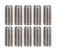 50 Pcs Set Screw Assortment Kit, A2-70 Stainless Steel Grub Screws Hardware Fasteners for Machinery Automotive and Furniture (M2.5 * 5)