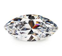 50 pcs Taille 2 X 4 ~ 10 x 20 mm AAAAA Blanc Marquise Forme Coupe Princesse Europe machine Lâchez-vous CZ Oxyde de Zirconium Pierre précieuse 5x10mm 50pcs Carré