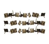 50 Pcs Tête Carrée Antique Broches, Porte De Rembourrage Nail Cyan Bronze Fer Pince À Épingle Nail Antique Case Boîte Canapé Décoratif Tack Stud Carré Ongles 12-19 MM[12x18mm]Épingles & Punaises
