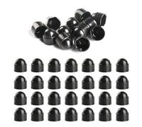 50 PcsCache Ecrou M5, Cache-écrous M5, Cache Vis en Plastique, Capuchons de Protection en Plastique à Dôme pour écrous visCache Boulons Hexagonaux, Bouche-trou