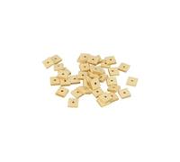 50 perles en bois carrées 10 x 3 mm