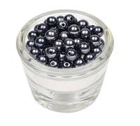 50 Perles Rondes Plastique 8 mm de diametre (Bleu Roi 352)