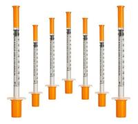 50 PiCesPack 1ML Seringue avec 30G 8Mm de Long Fournitures de Laboratoire Emballage Scell Individuellement FLACON VIDE