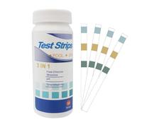 50 pièce Bandelette Piscine,Ph Bandelettes Mesure Analyse Aqua Languettes Kit Alcalinité Testeur Water Dureté Check Produit Test Accessoire pour Pataugeoire Spa Piscines Testeur De Ph Et De Chlore