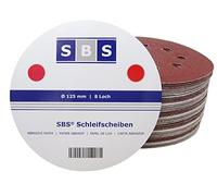 50 Pièce Disques de Meulage ø 125 mm Granulométrie 240 pour ponceuse Exzenter 8 Trous