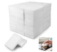 50 Pièce éPonge Magique 10 X 6 X 2 cm Eponge Magique Mur Blanc | Gommes Magiques en Mélamine Découpables à Volonté, Nettoyage Puissant Sans Abîmer Surfaces, pour Cuisine, Maison et Voiture