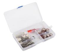 50 - Piece Tool Accessory Kit | High - Abrasion Grinding & Polishing Set for Metal/Wood/DIY | Compatible with Electric & Pneumatic Tools