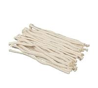 50 Pièces 1/4 "Wicks De Lampe À Huile pour Le Brûleur Kérosène en Coton Tressé La Bougie Remplacement 16c en Coton Tressé Wick Roche Kérosène À l'huile d'alcool Et Poêle du