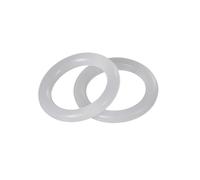 50 pièces 27,2x32x2,4mm de joints à O d'étanchéité en silicone blanc, diamètre intérieur 27,2mm, diamètre extérieur 32mm, diamètre de section 2,4mm