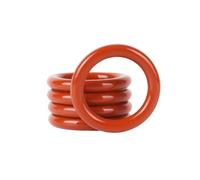 50 pièces 27,2x32x2,4mm de joints à O d'étanchéité en silicone rouge, diamètre intérieur 27,2mm, diamètre extérieur 32mm, diamètre de section 2,4mm