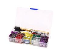 50 pièces 2A-40A ATC ATO Auto voiture Kit de fusible à lame régulière avec pince ajouter un testeur de support de Circuit Câblage de protection