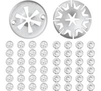 50 Pièces 30mm Clips De Protection Thermique Pour Voiture, Attaches De Protection Thermique Sous Carrosserie, Fixation Du Bouclier Thermique Pour Voitures