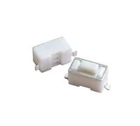 50 pièces 3x6 SMD Micro interrupteur tactile 3 * 6 * 4.3-5.5mm appuyez directement sur le Type de Patch blanc à 2 broches DC 12V 50mA commutateur de bouton de télécommande(K057c004-5.0mm)