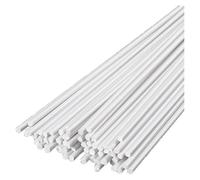 50 Pieces ABS Round Solid Rod Diameter 0.5-3Mm, White Plastic Bar Length 500Mm Suitable for DIY Sand Table Model, 2mm(Diameter 3mm)