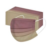 50 Pièces Adulte pour Masque Tissu Non-tissé 3 Plis Protection Faciale Jetable Respirant Doux Antipoussière Plein Air Femmes et Hommes Impression Bandeaux Tissu Multifonctionnel Écharpes (D-006)