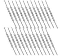 50 Pièces Attache-papier à Clip pour Dossiers, Métal Argenté | Organisation de Rapports au Bureau, Surface Lisse, Usage Polyvalent, Style Moderne et Professionnel