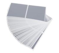 50 Pièces Autocollants à Gratter Argentés Auto-adhésifs en Papier | Couche Métallique à Gratter, Forme Carrée et Ronde, Usage Marketing et Classe, Pelage Facile, sans Résidu