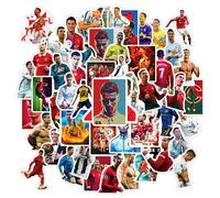 50 Pièces Autocollants en Vinyle Imperméables, Autocollants Graffiti, Cadeaux de Football, Fashion Stickers pour Enfants, pour Voitures, Ordinateurs Portables, Skateboards, et Plus Encore