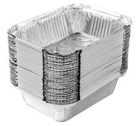 50 Pièces barquettes en aluminium Convient pour Napoléon & Broil King Grilles Alu-bac égouttoir, Grillschalen QIEDOVIEY